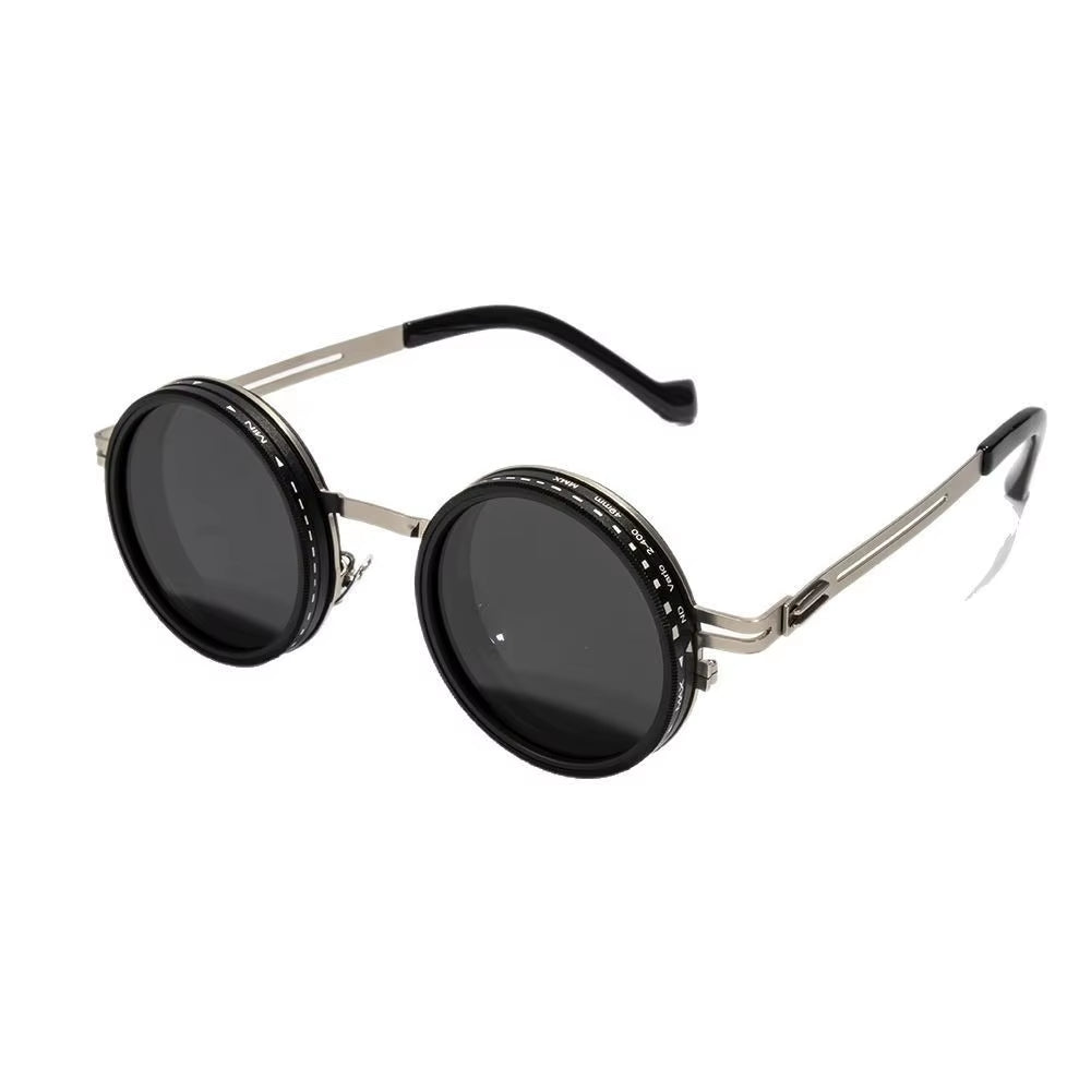 2025 Fashion New Unisex Handmade ND9 Level Rotating Adjustable Brightness Dimming Sunglasses